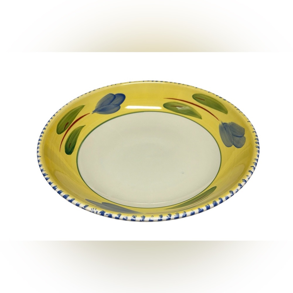 Rare Vintage Mediterranean by MAXAM Italy-Portugal 13” Pasta Serving Bowl